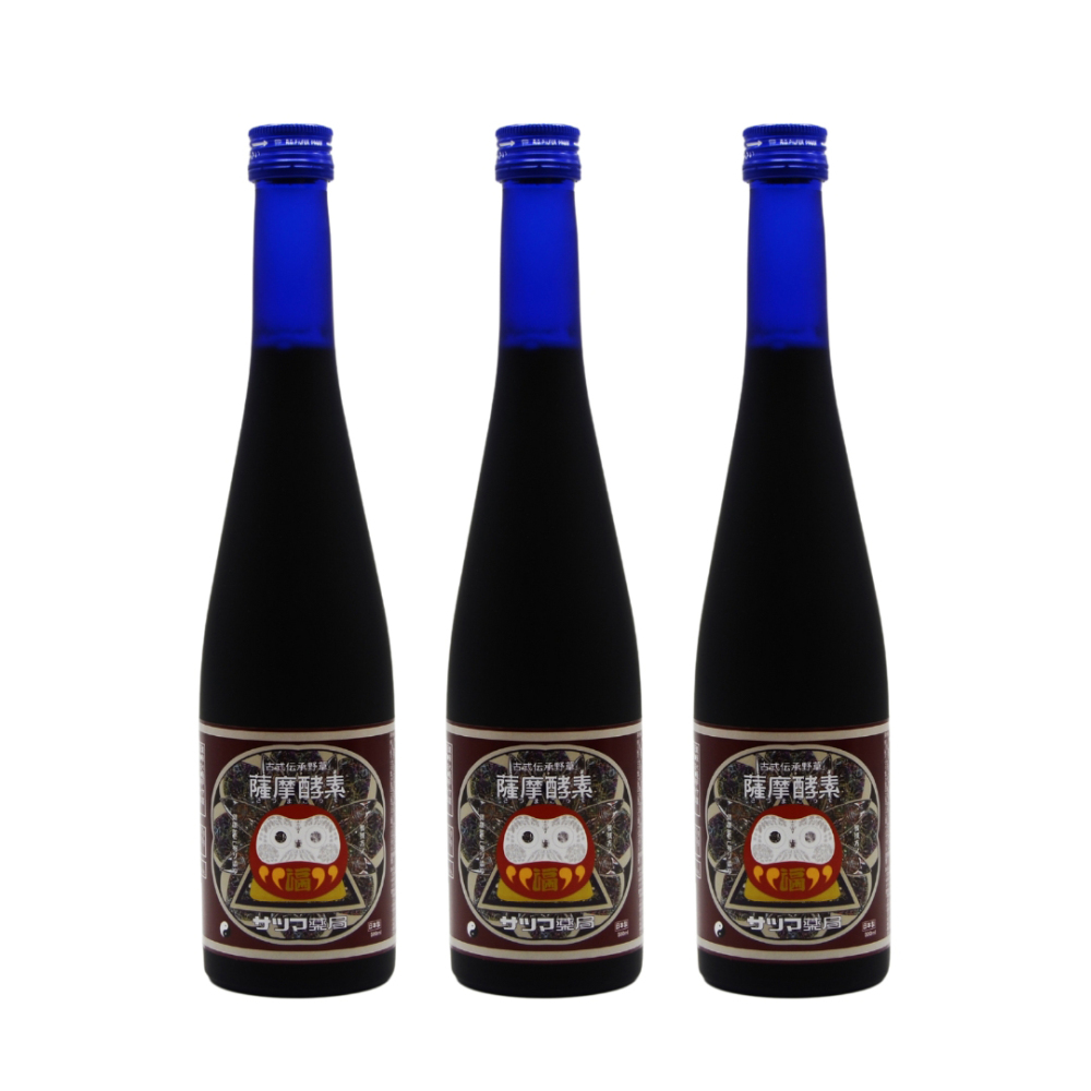 ◎薩摩酵素 500ml×3本セット[サツマ薬局]【3ヶ月おまとめ定期便】