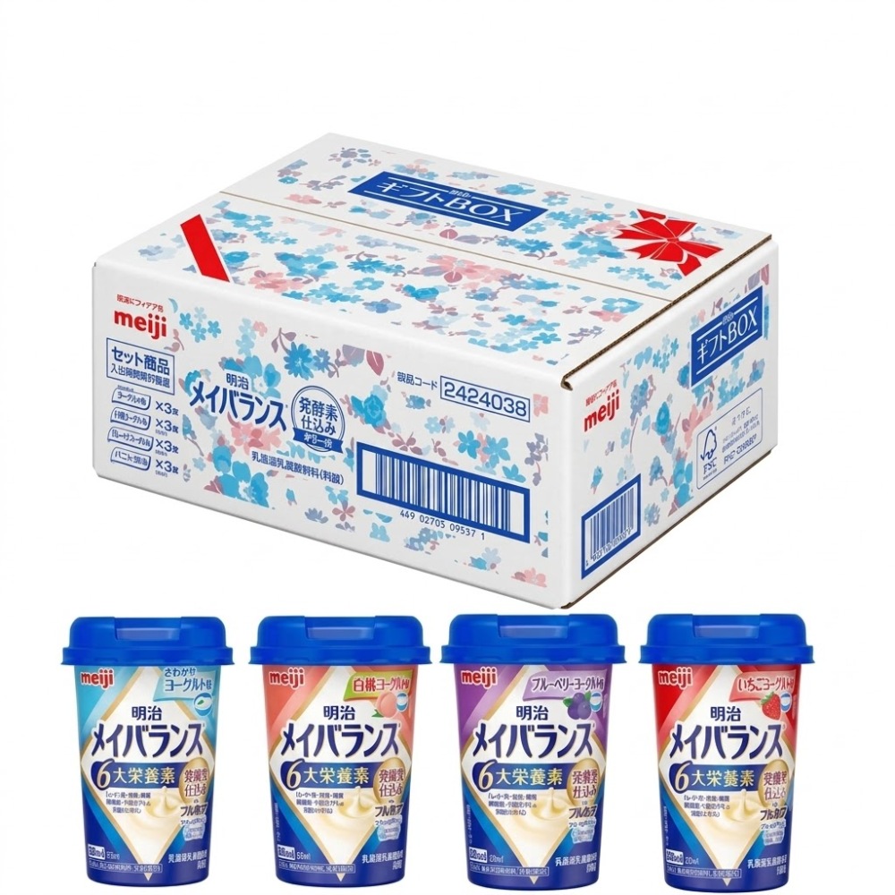【受注発注品】明治メイバランスMiniカップ　発酵アソート　125ml×24本入［スズケン］