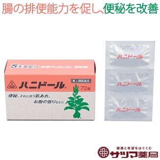 【受注発注品】ハニドール 72錠【第2類医薬品】[ホノミ剤盛堂薬品]