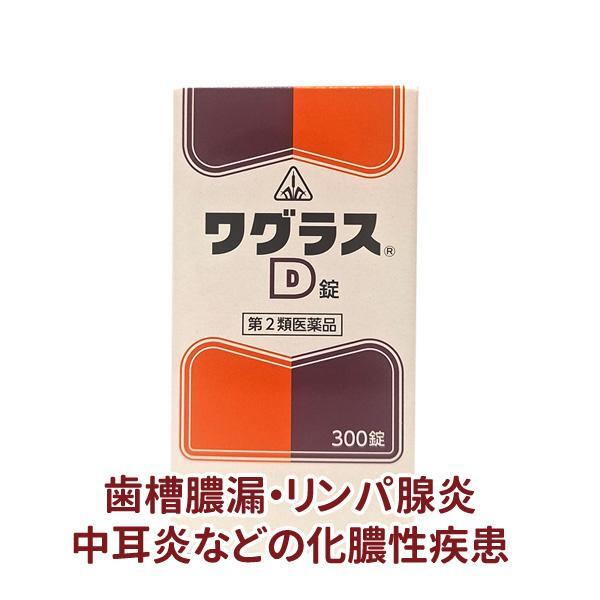 [ホノミ剤盛堂薬品]ワグラスD錠 300錠（ビン入）【第2類医薬品】