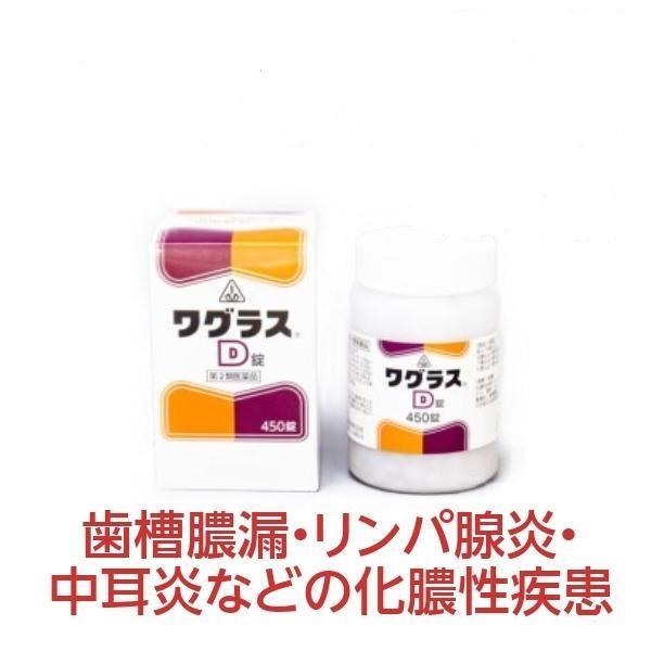 [ホノミ剤盛堂薬品]ワグラスD錠 450錠 【第2類医薬品】 【定期便】